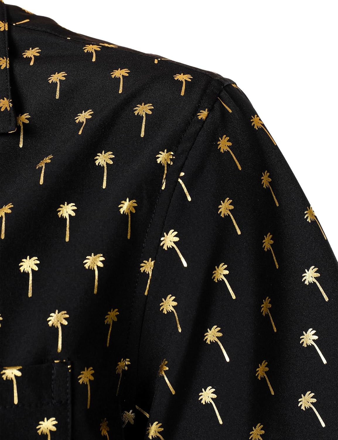 ZEROYAA Men Stylish Print Cuban Shirt Short Sleeve Button Down Relaxed Fit Shirts Beach Hawaiian Vacation Tops